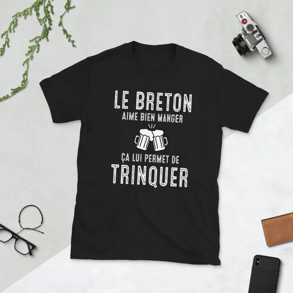 Le Breton adore manger - T-shirt Standard