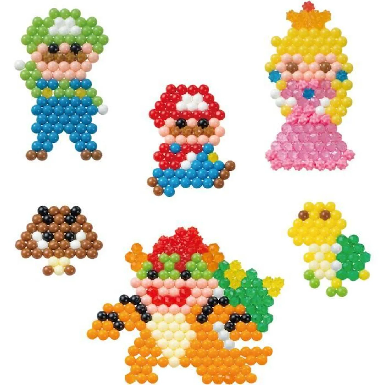 Le kit Super Mario - AQUABEADS - Perles qui collent avec de l'eau rouge - Aquabeads