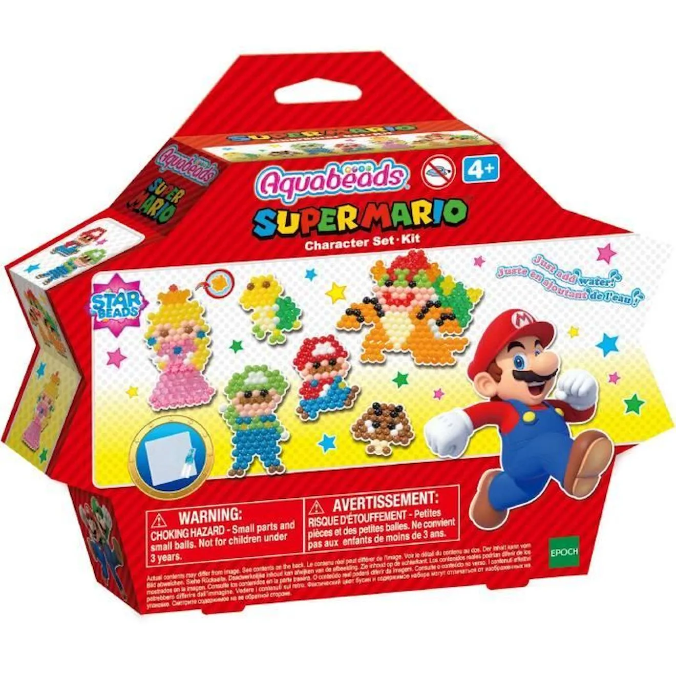 Le kit Super Mario - AQUABEADS - Perles qui collent avec de l'eau rouge - Aquabeads