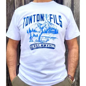 LE TEE-SHIRT « CERF » BLANC - TONTON ET FILS