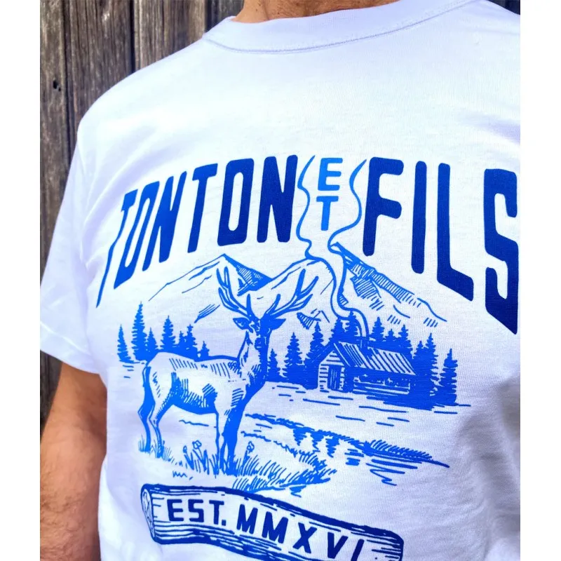 LE TEE-SHIRT « CERF » BLANC - TONTON ET FILS