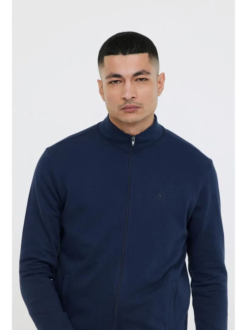 Lee Cooper - Sweatshirt manches longues coton regular EMOLI - Bleu marine