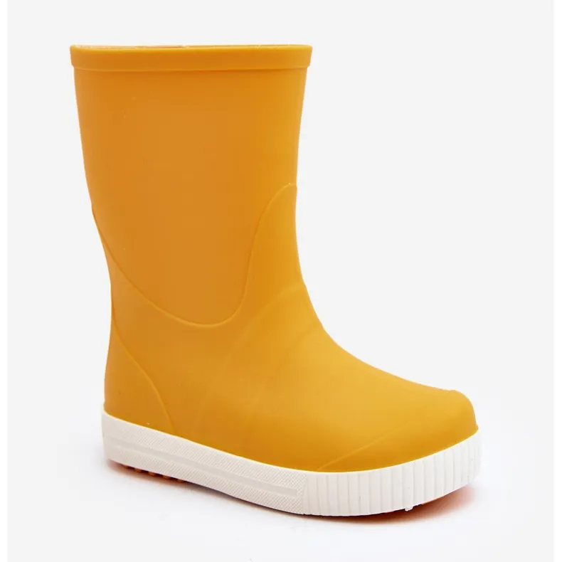 Lemigo Bottines en caoutchouc enfant Wave Gokids 979 Jaune