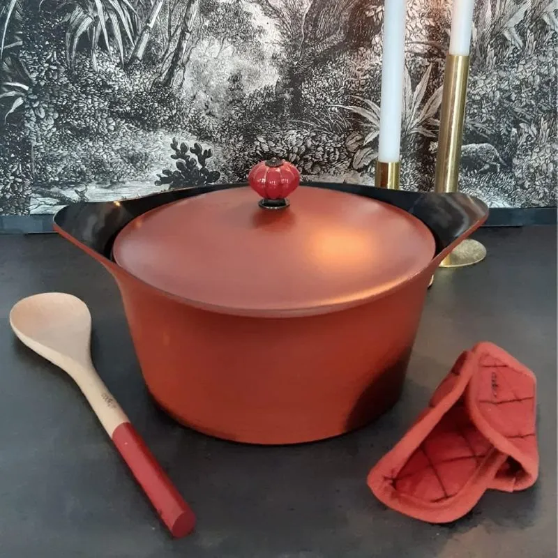 L'Incroyable Cocotte 28 cm Rouge Brique Passion - Cookut