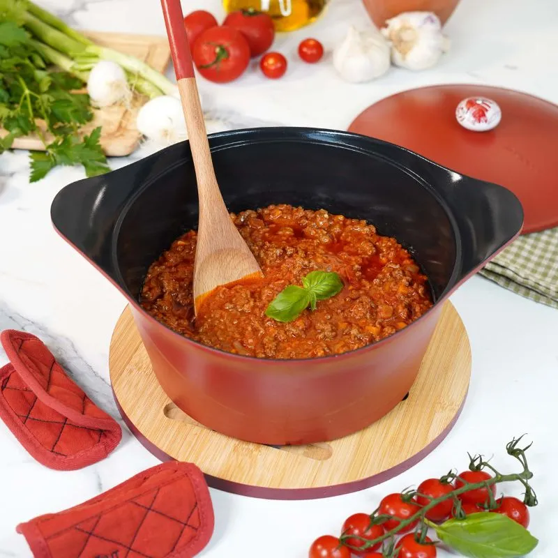 L'Incroyable Cocotte 28 cm Rouge Brique Passion - Cookut