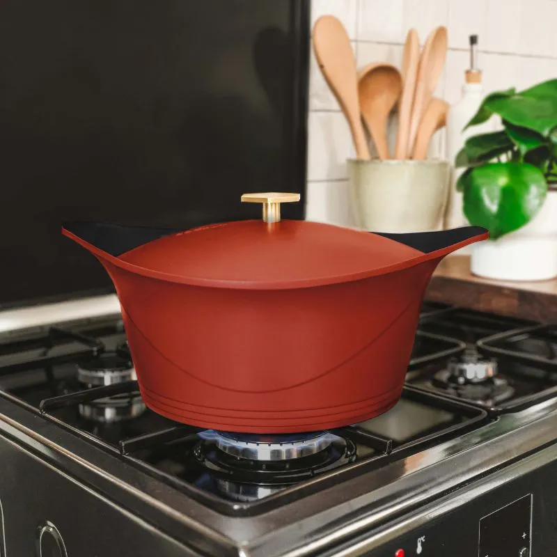 L'Incroyable Cocotte 28 cm Rouge Brique Passion - Cookut