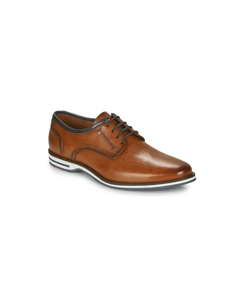 Lloyd Derby pieds larges grande taille cognac - Size-factory