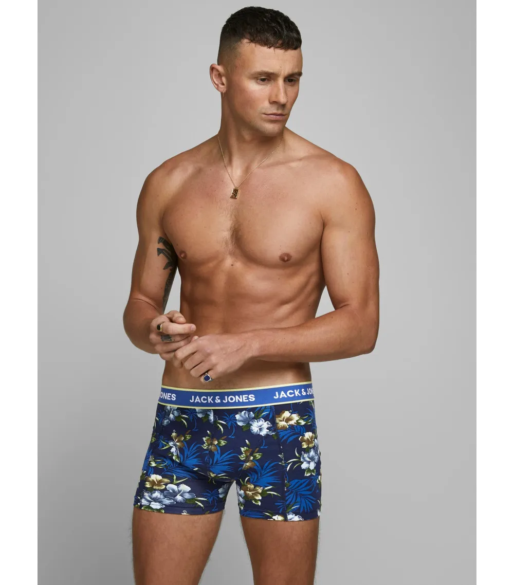 Lot de 3 Boxers Jack & Jones coton multicolore