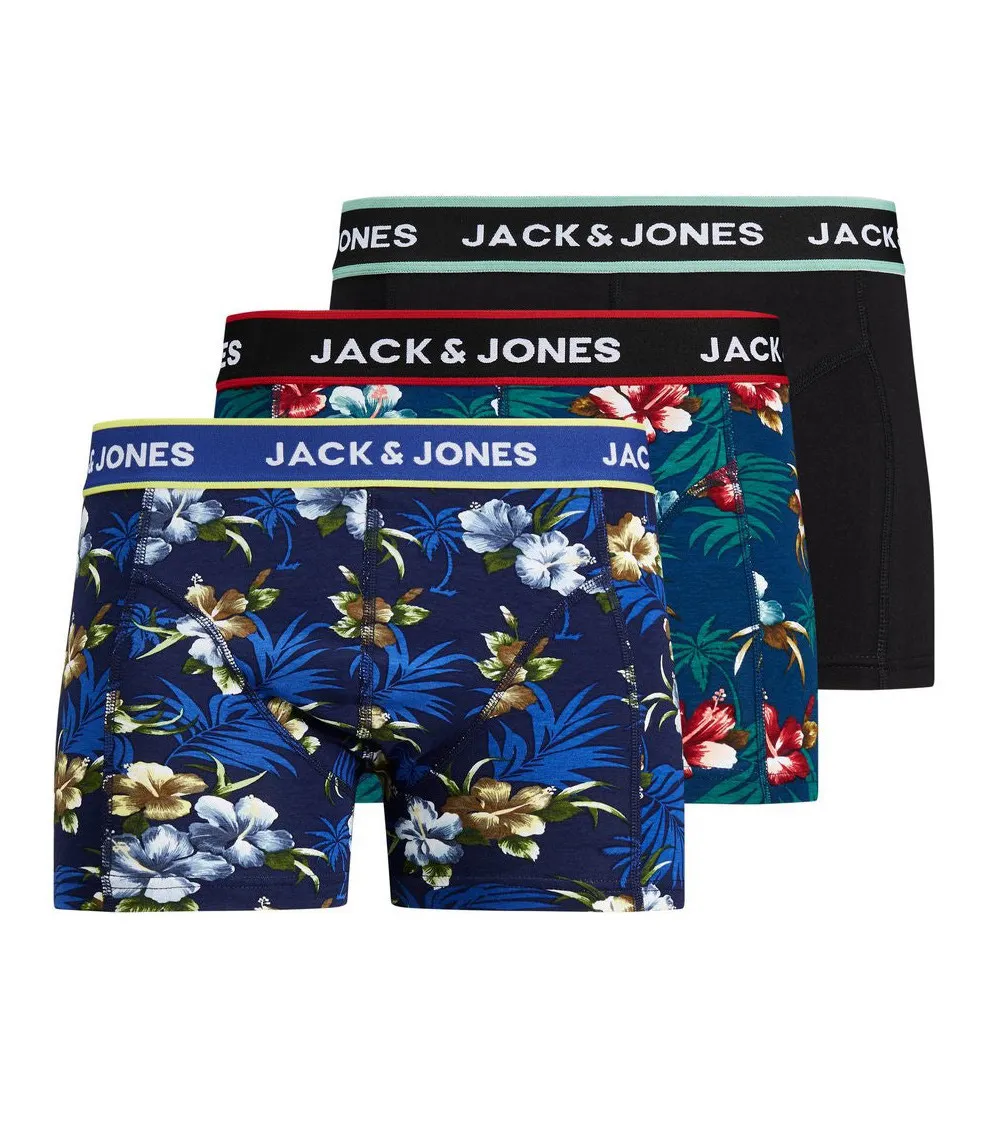 Lot de 3 Boxers Jack & Jones coton multicolore