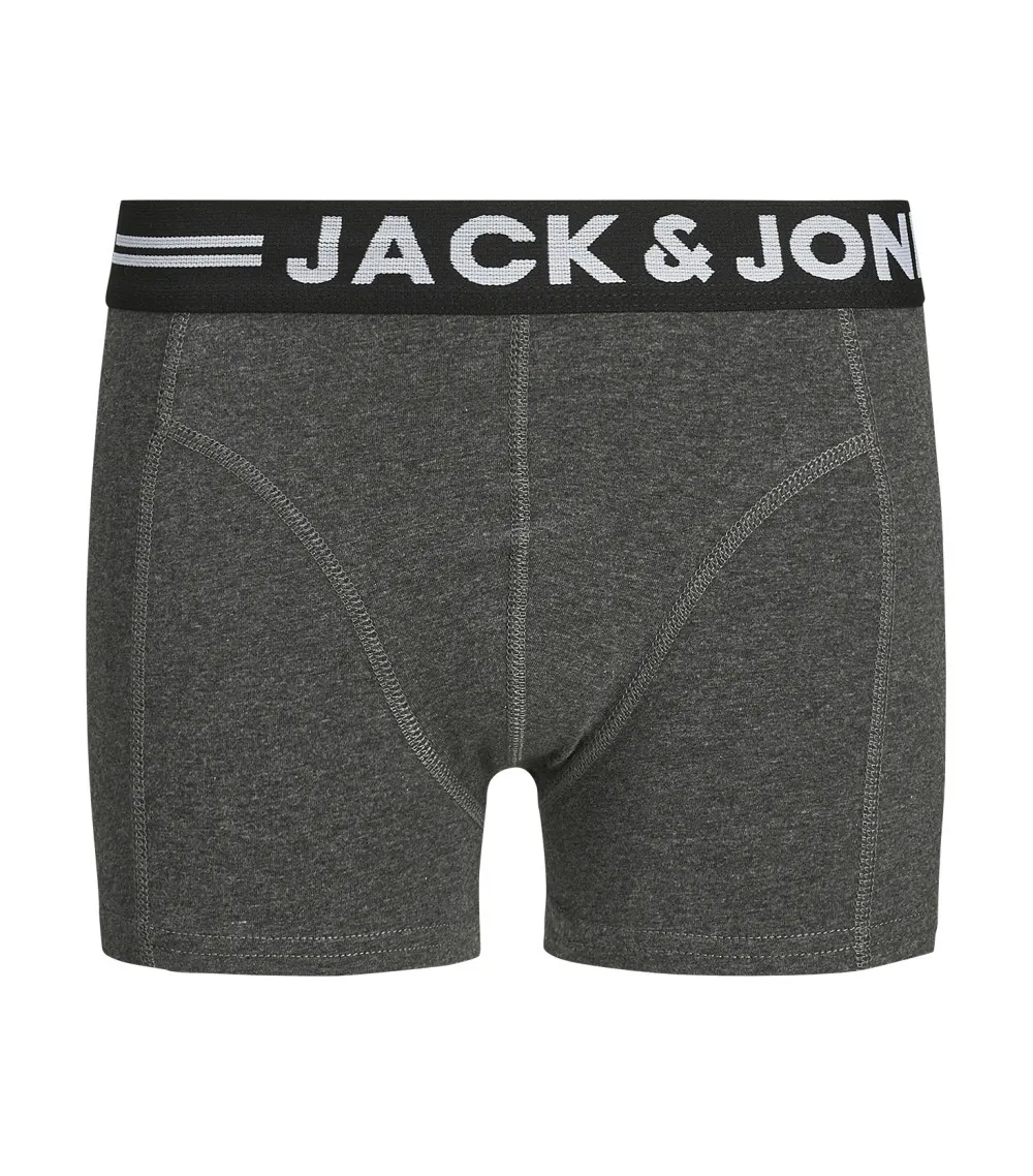 Lot de 3 Boxers Junior Garçon Jack & Jones coton multicolore