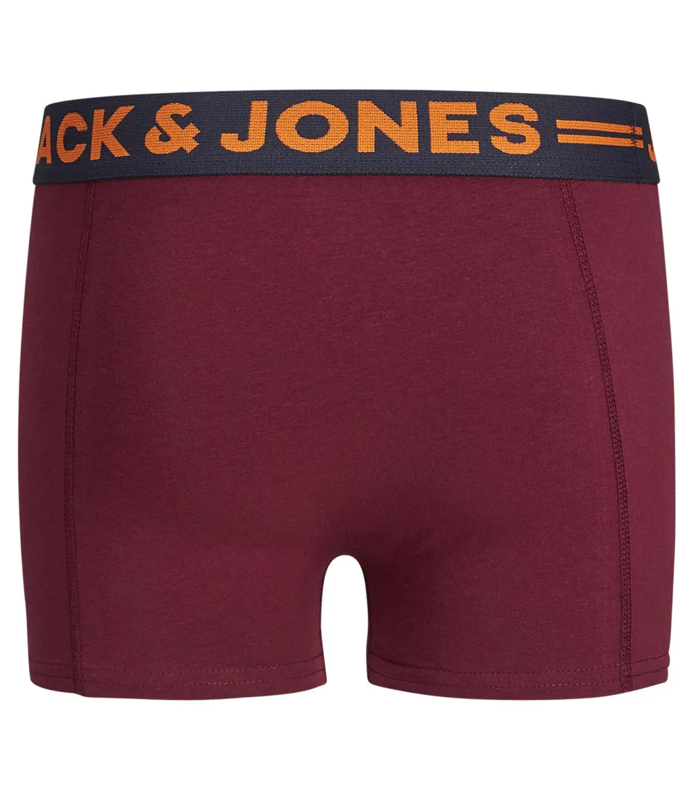 Lot de 3 Boxers Junior Garçon Jack & Jones coton multicolore