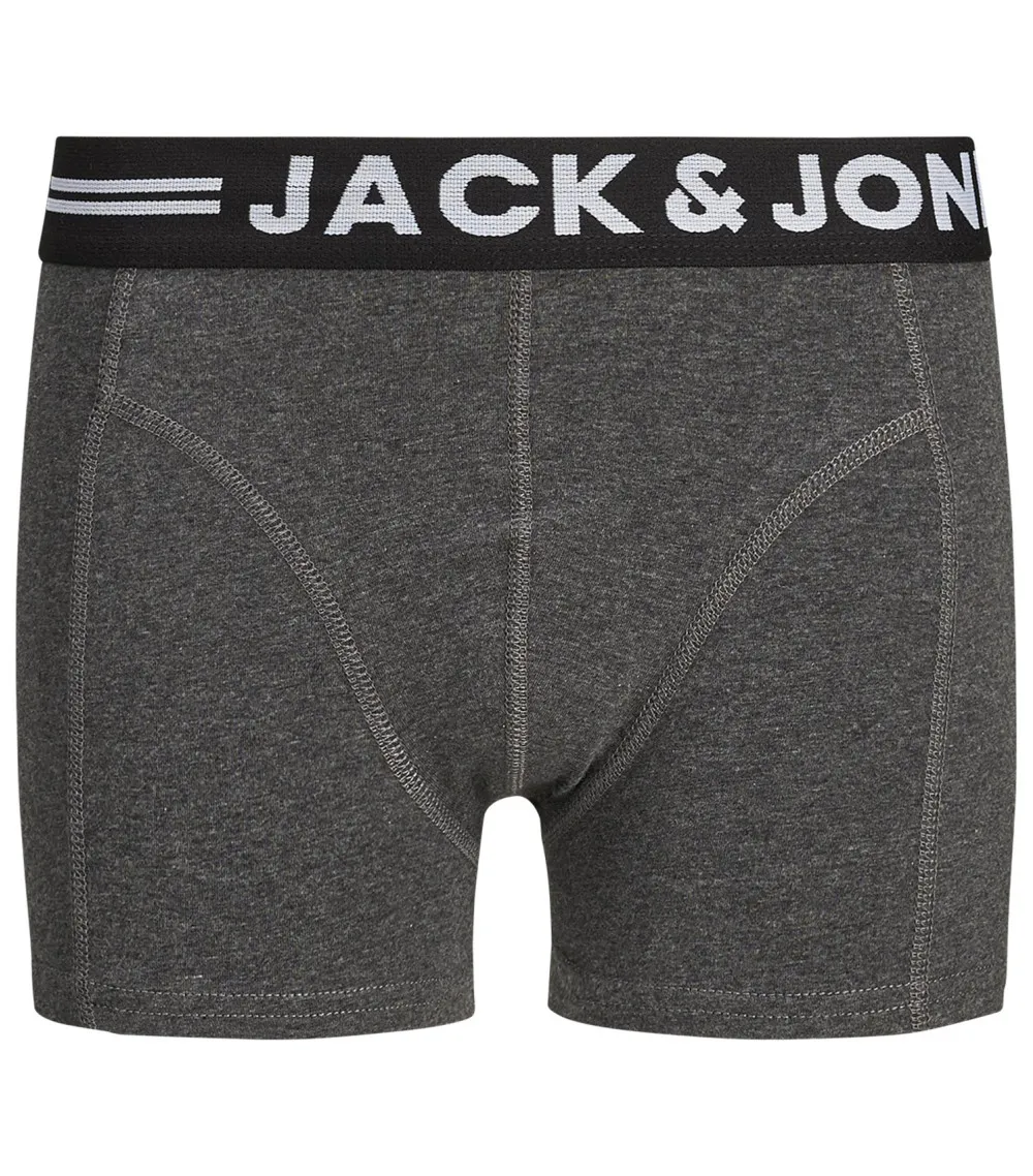 Lot de 3 Boxers Junior Garçon Jack & Jones coton multicolore