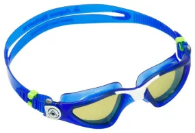 Lunettes de bain Aquasphere Kayenne Bleu foncé/Blanc - Verres Polarisé Vert