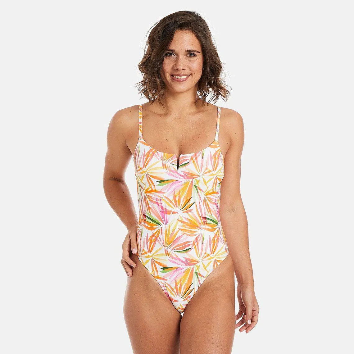 Maillot de bain 1 pièce blanc Bali | 3 Suisses