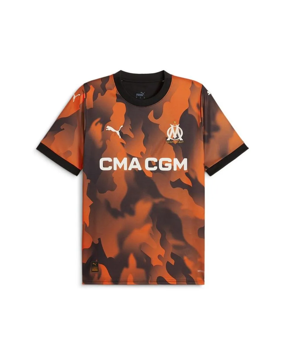 Maillot de football Homme OM 3RD JSY REP Orange