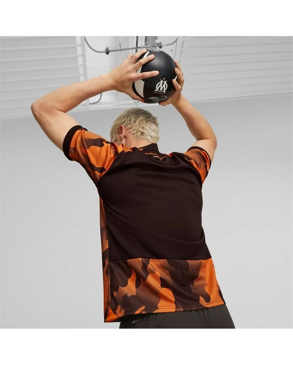 Maillot de football Homme OM 3RD JSY REP Orange