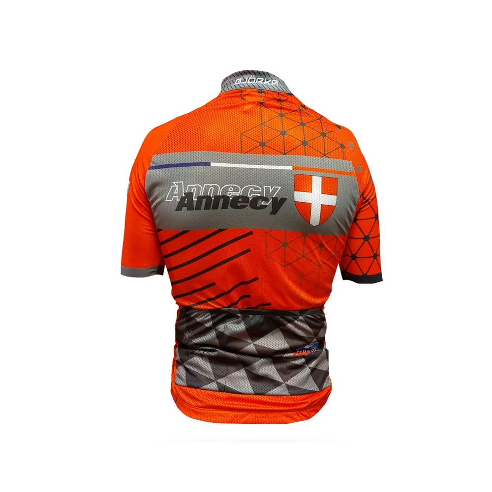 Maillot de vélo BJORKA Annecy Rouge Homme