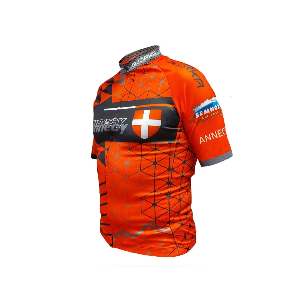 Maillot de vélo BJORKA Annecy Rouge Homme