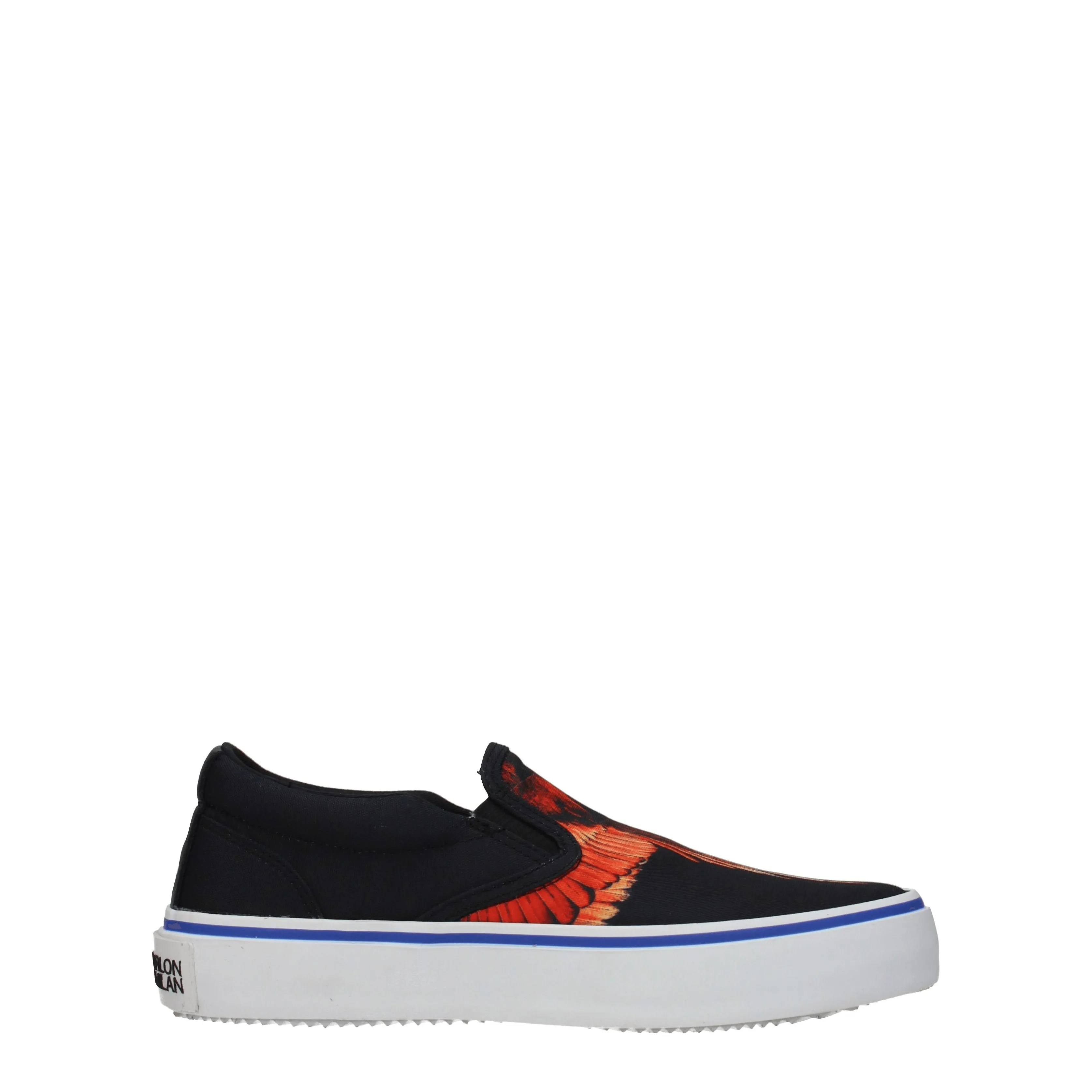 Marcelo Burlon Slip on Icon Wings Men Fabric Black / Red