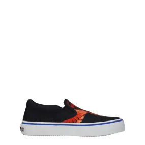 Marcelo Burlon Slip on Icon Wings Men Fabric Black / Red