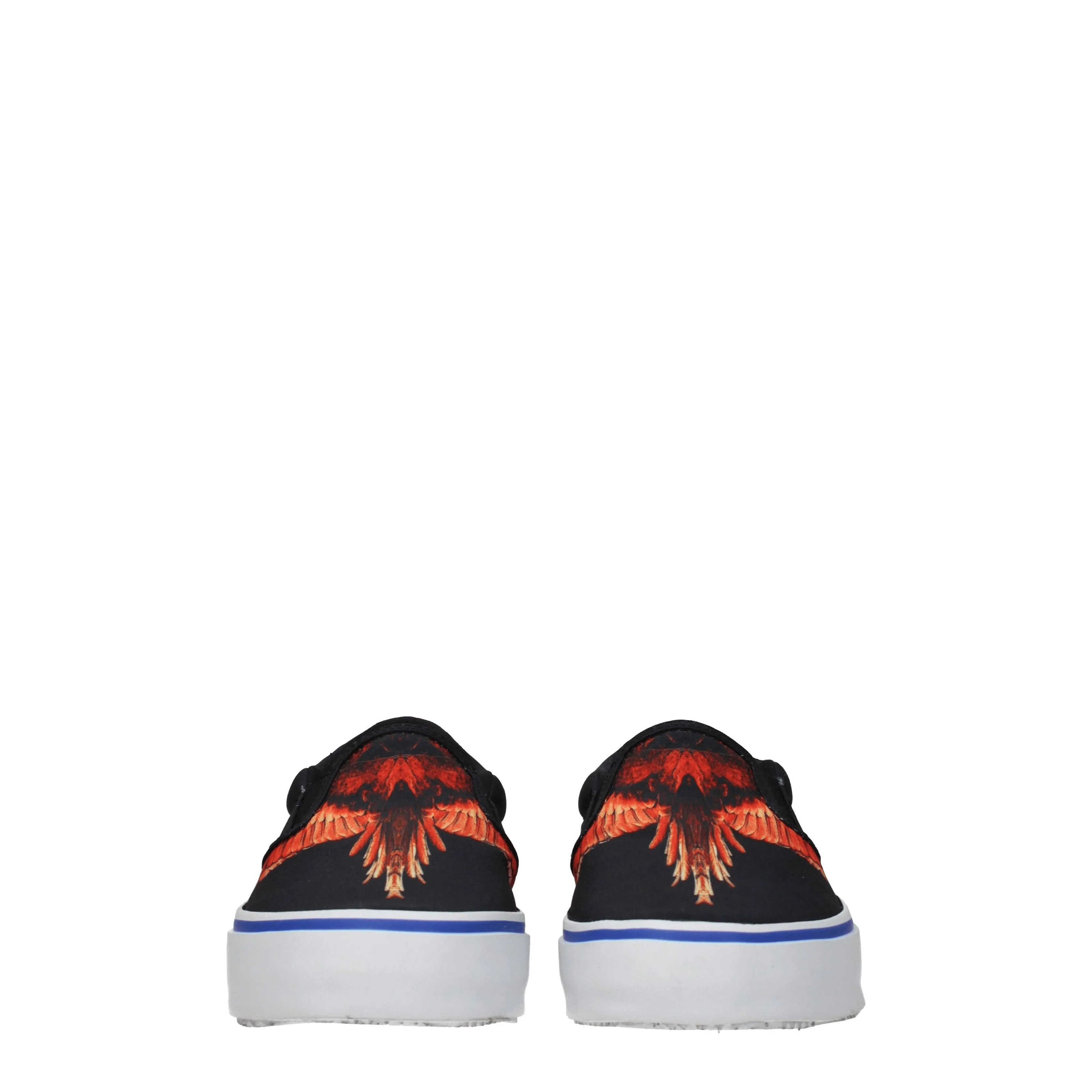 Marcelo Burlon Slip on Icon Wings Men Fabric Black / Red