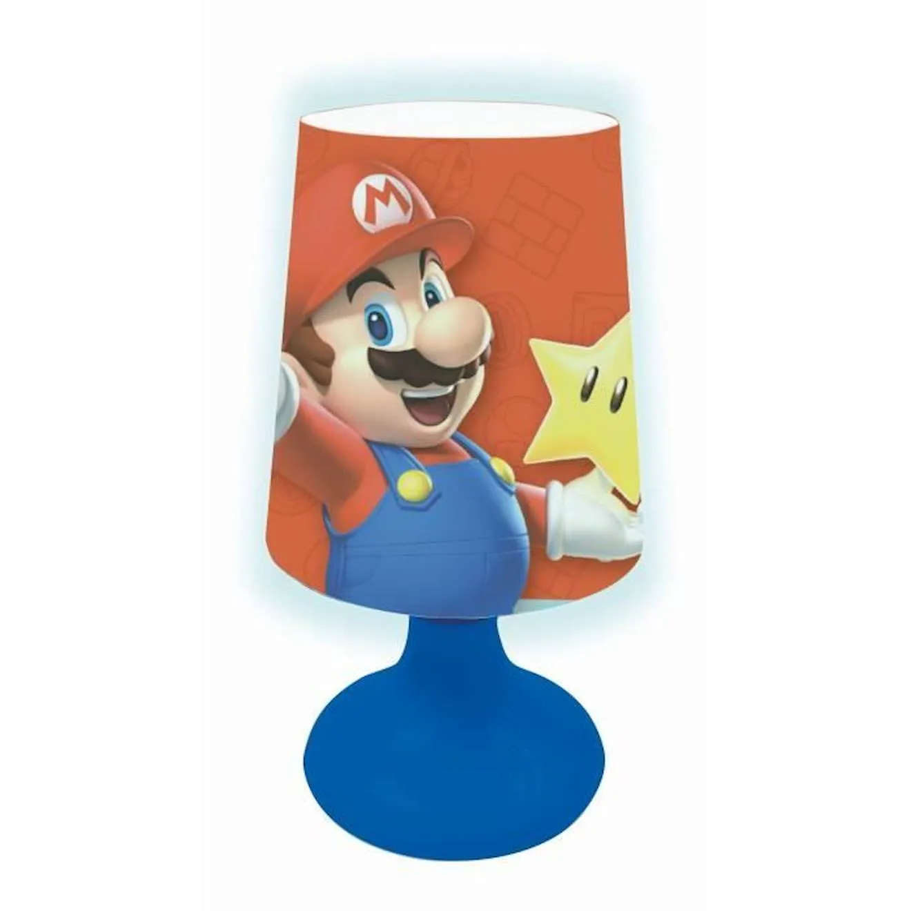 Mini lampe de chevet veilleuse sans fil Super Mario rouge - Lexibook