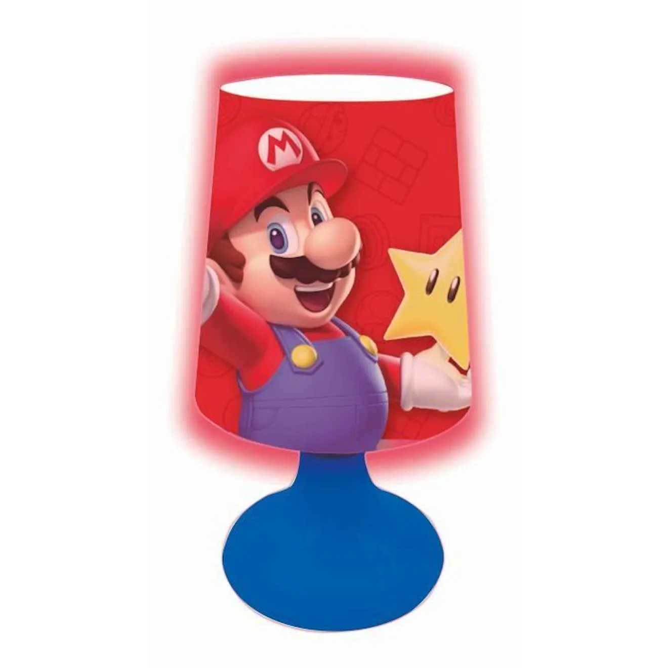 Mini lampe de chevet veilleuse sans fil Super Mario rouge - Lexibook