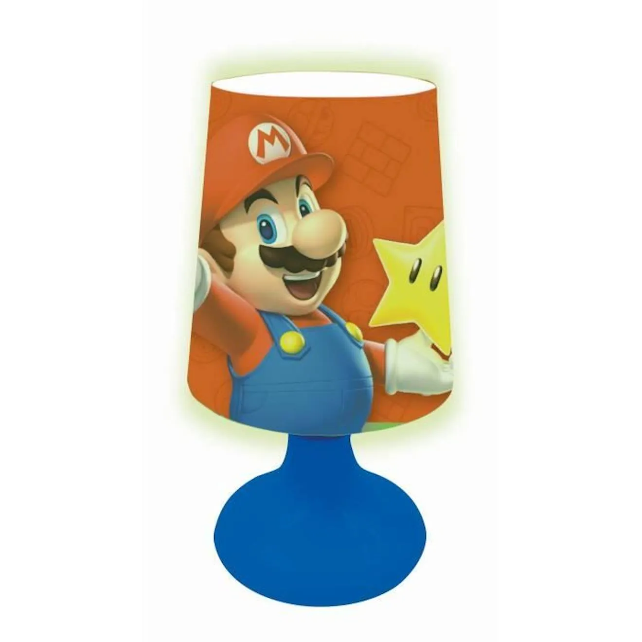 Mini lampe de chevet veilleuse sans fil Super Mario rouge - Lexibook