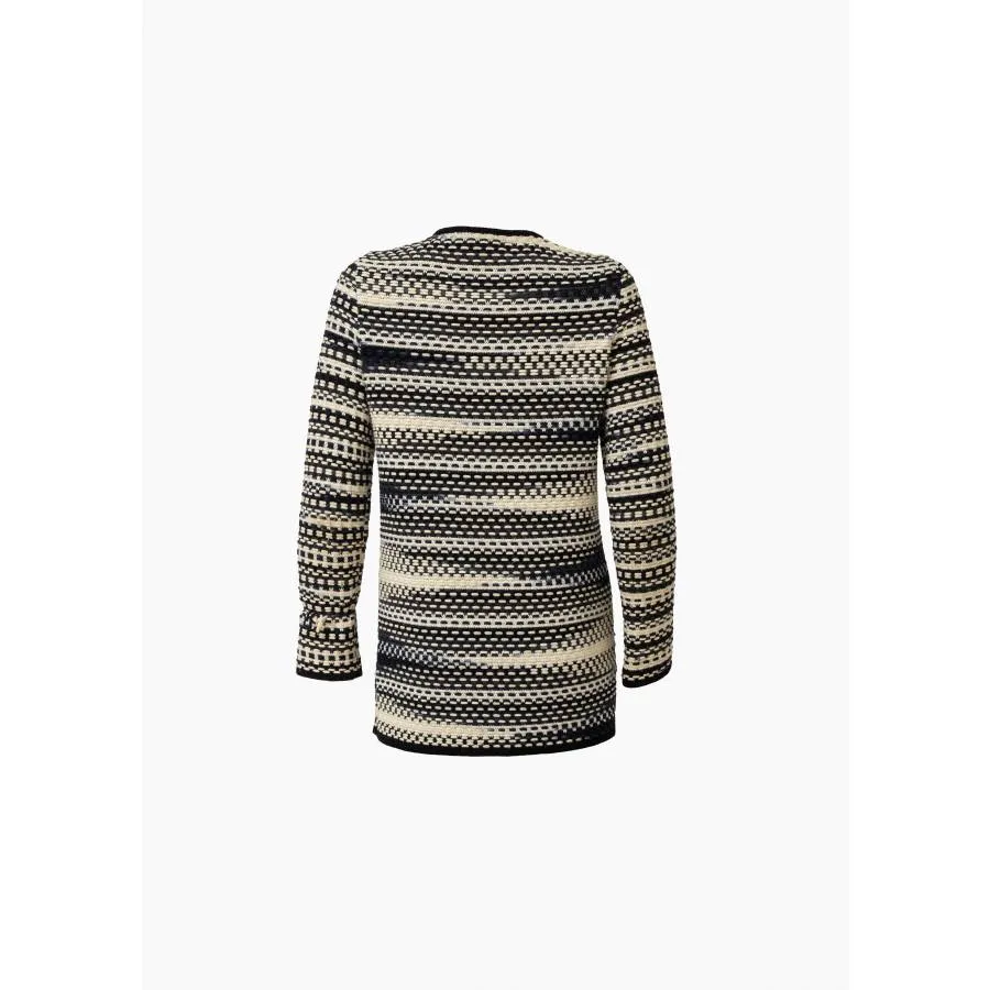 Missoni Veste bi-colore en coton tricoté