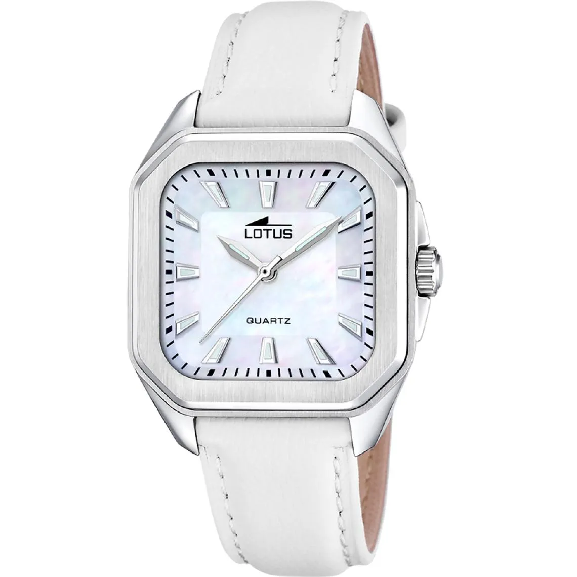 Montre Femme Lotus - 18968-2 Bracelet Cuir Blanc | 3 Suisses