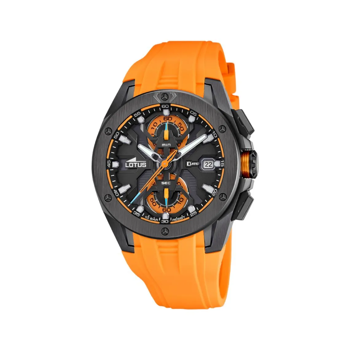 Montre Homme Lotus - 18943-3 Bracelet Silicone Orange | 3 Suisses