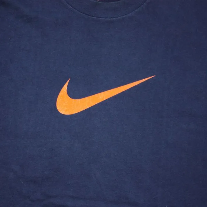 NIKE ORANGE SWOOSH - 90's T XL