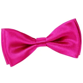 Noeud papillon Uni Rose fuchsia