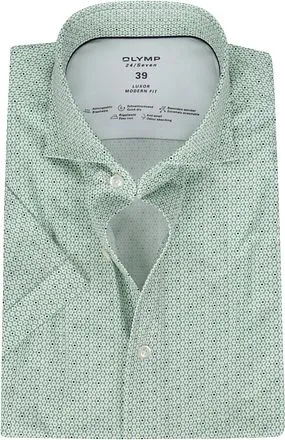 OLYMP Luxor MF Chemise Impression Vert 129612-45 commander e