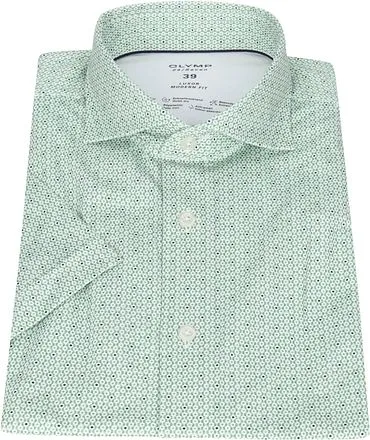 OLYMP Luxor MF Chemise Impression Vert 129612-45 commander e