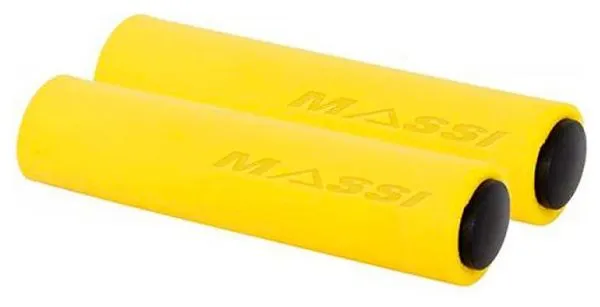 Paire de Grips Massi Silicone Mat Jaune