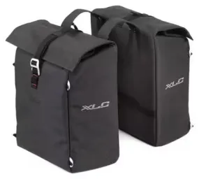 Paire de Sacoches de Porte-Bagages XLC BA-S93 Fixation Racktime 35 L Gris Anthracite 