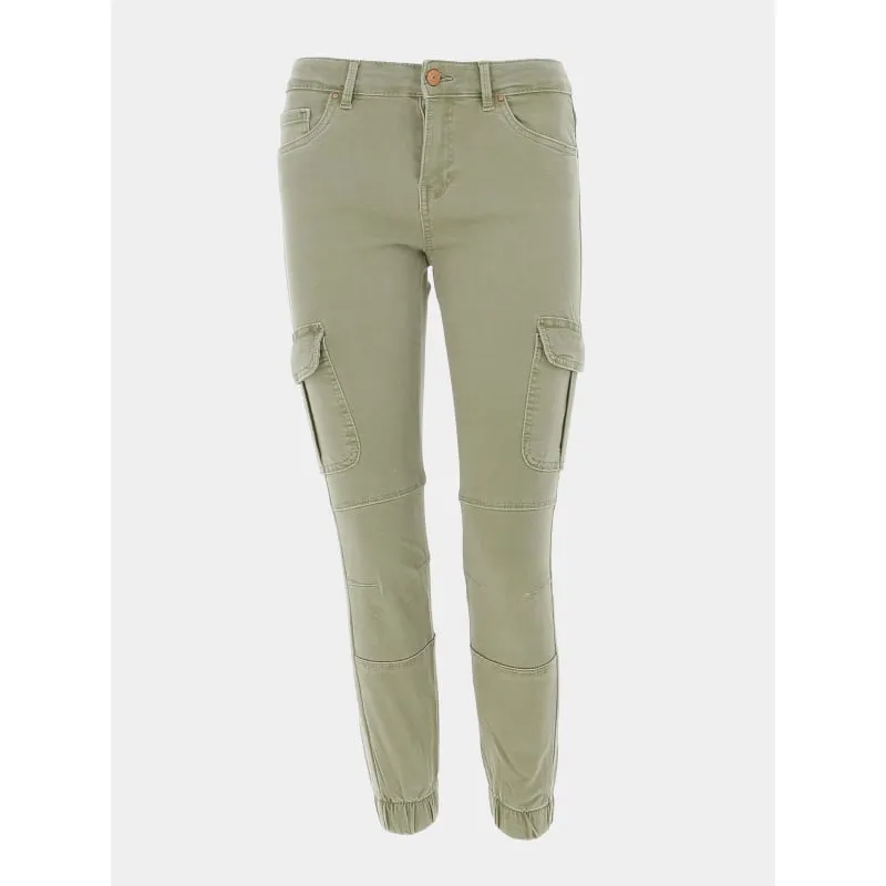 Pantalon cargo missouri kaki foncé femme - Only | wimod