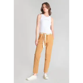 Pantalon chino ARLO camel Vox en coton | 3 Suisses