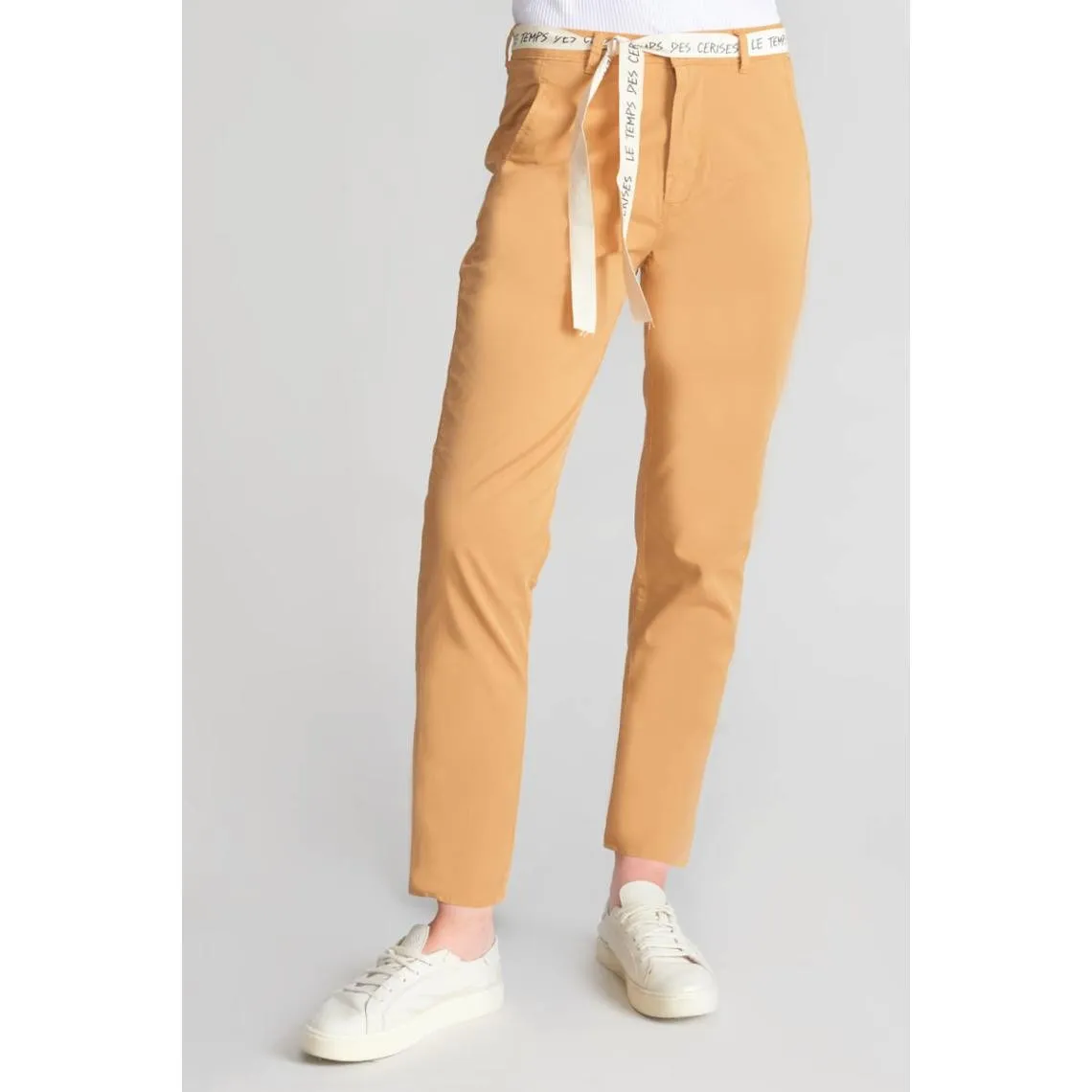 Pantalon chino ARLO camel Vox en coton | 3 Suisses