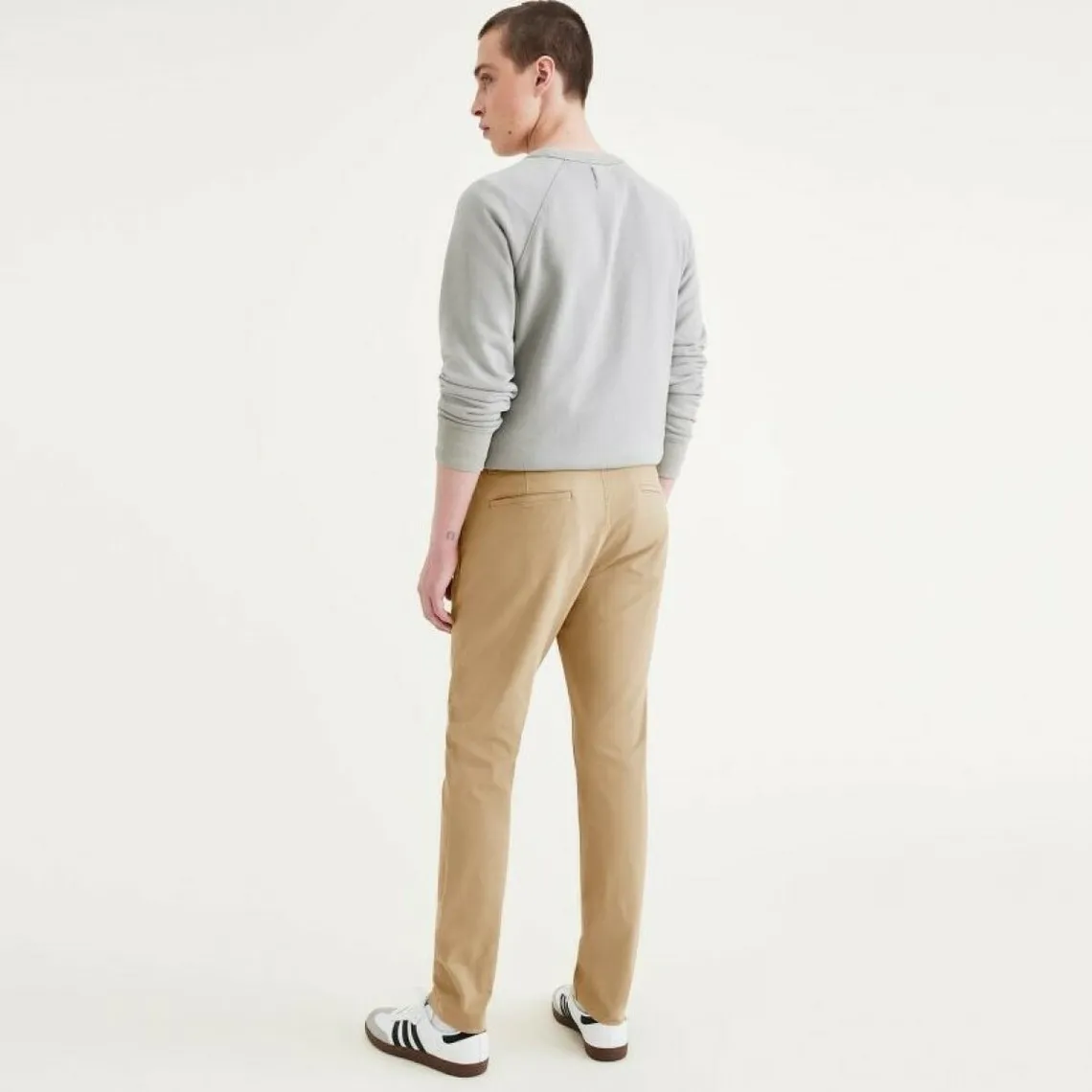 Pantalon chino skinny California camel en coton | 3 Suisses