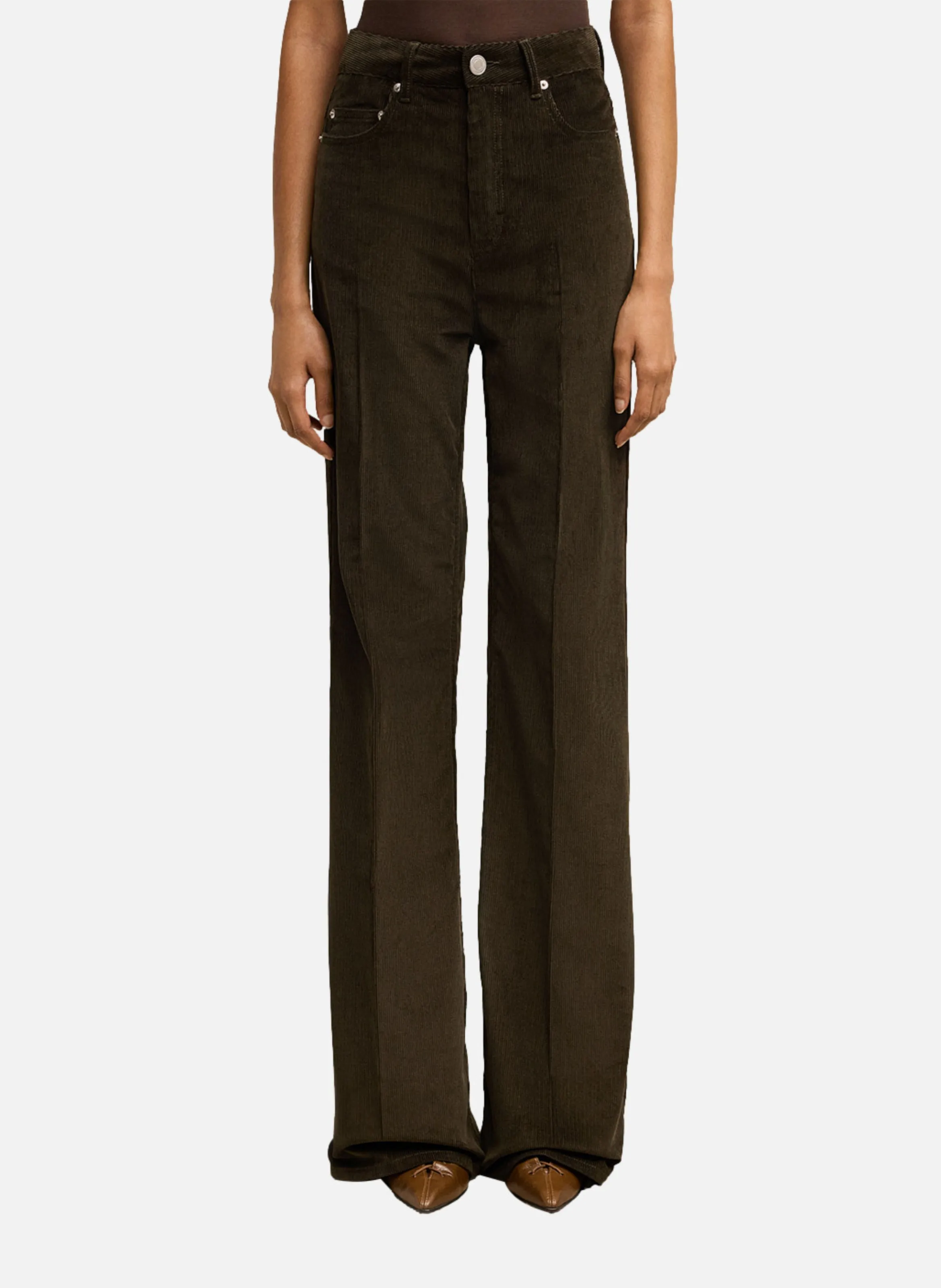 PANTALON COUPE FLARE - AMI PARIS pour FEMME | Printemps