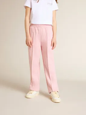 Pantalon de jogging rose avec étoile pailletée sur le devant | Golden Goose