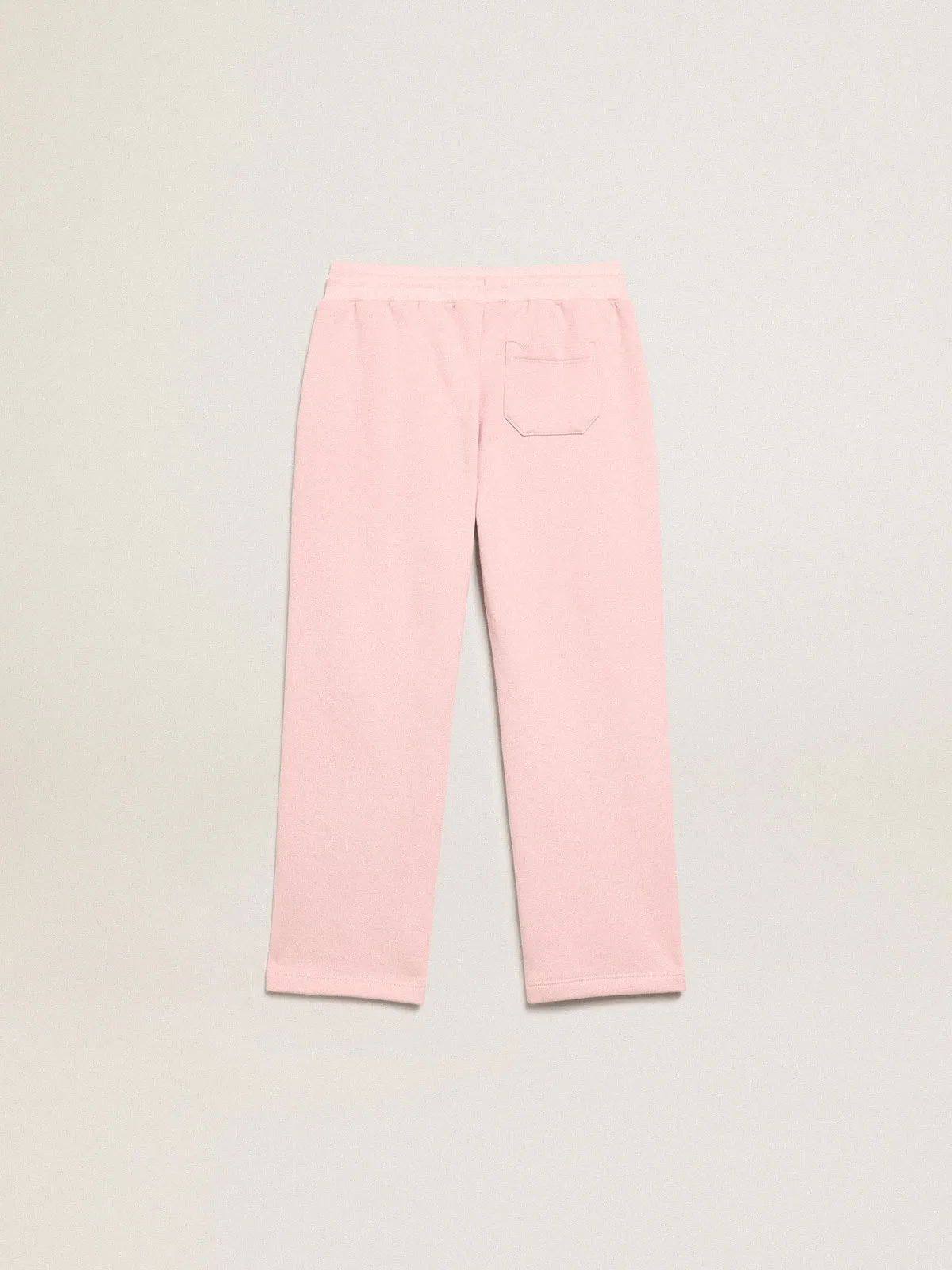 Pantalon de jogging rose avec étoile pailletée sur le devant | Golden Goose