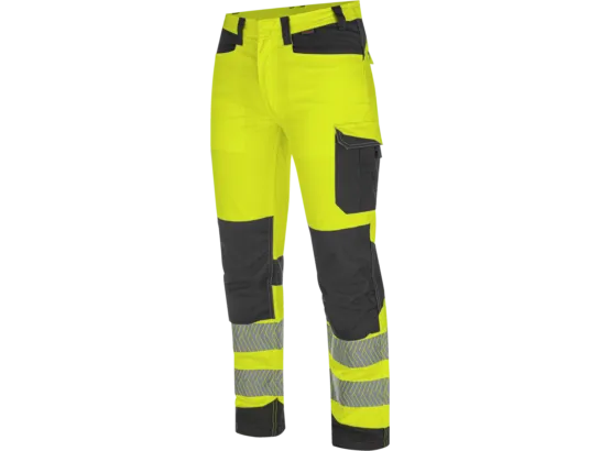 Pantalon de travail haute-visibilité fluo jaune/anthracite Würth MODYF