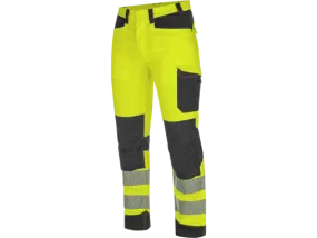 Pantalon de travail haute-visibilité fluo jaune/anthracite Würth MODYF