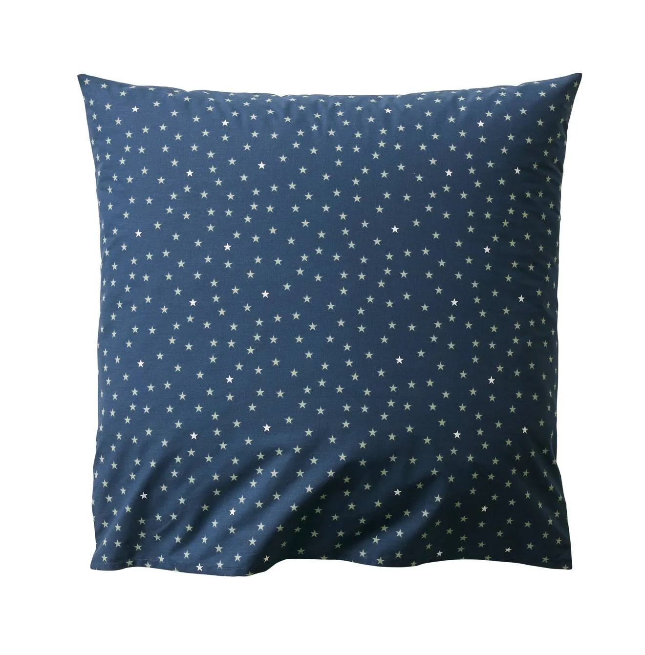 Parure housse de couette + taie d'oreiller essentiels enfant DREAM BIG kaki / étoiles marine - Vertbaudet