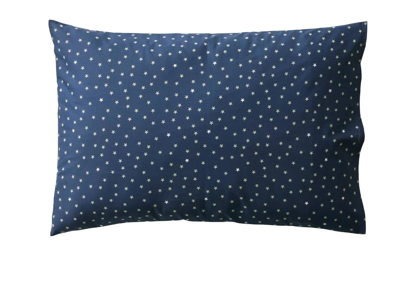 Parure housse de couette + taie d'oreiller essentiels enfant DREAM BIG kaki / étoiles marine - Vertbaudet