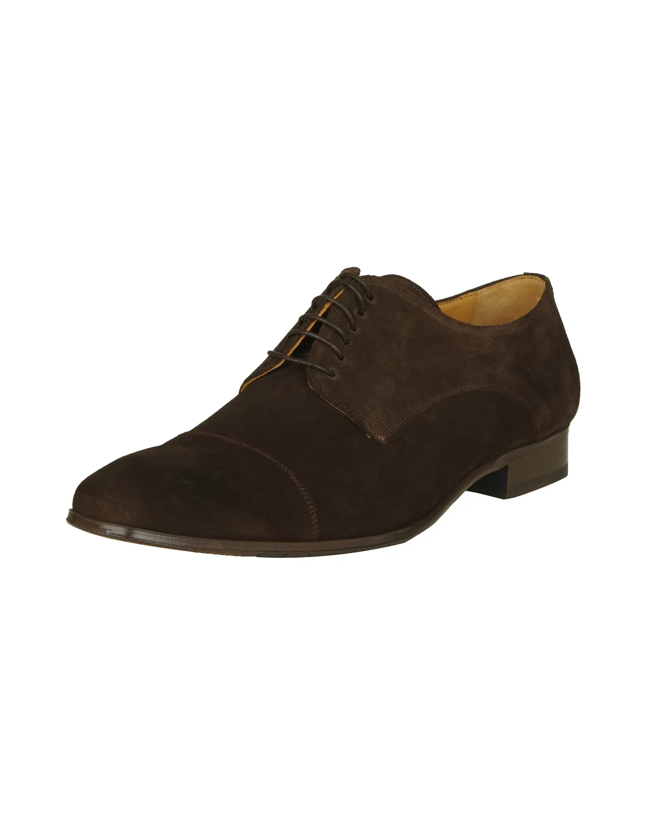 Paul Edwards Chaussures derby grande taille marron en daim spéciales pieds larges - Size-factory