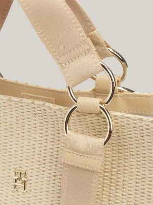 Petit cabas City en paille | BEIGE | Tommy Hilfiger